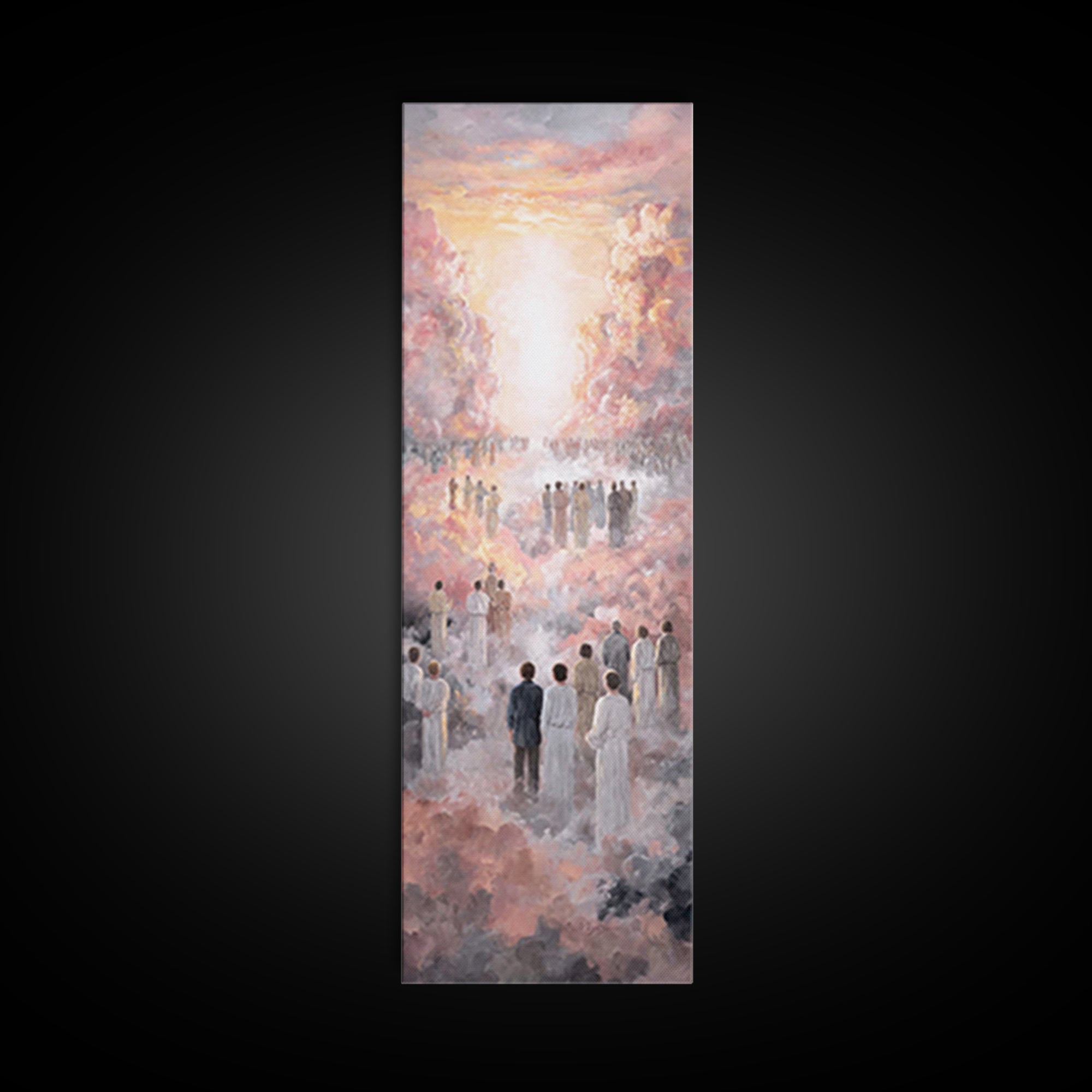 Path Of Glory – Framed Canvas Print – Narrow Art – Christian Art Print – Christian Wall Art – Christian Christmas Art – Jesus Painting – Ch