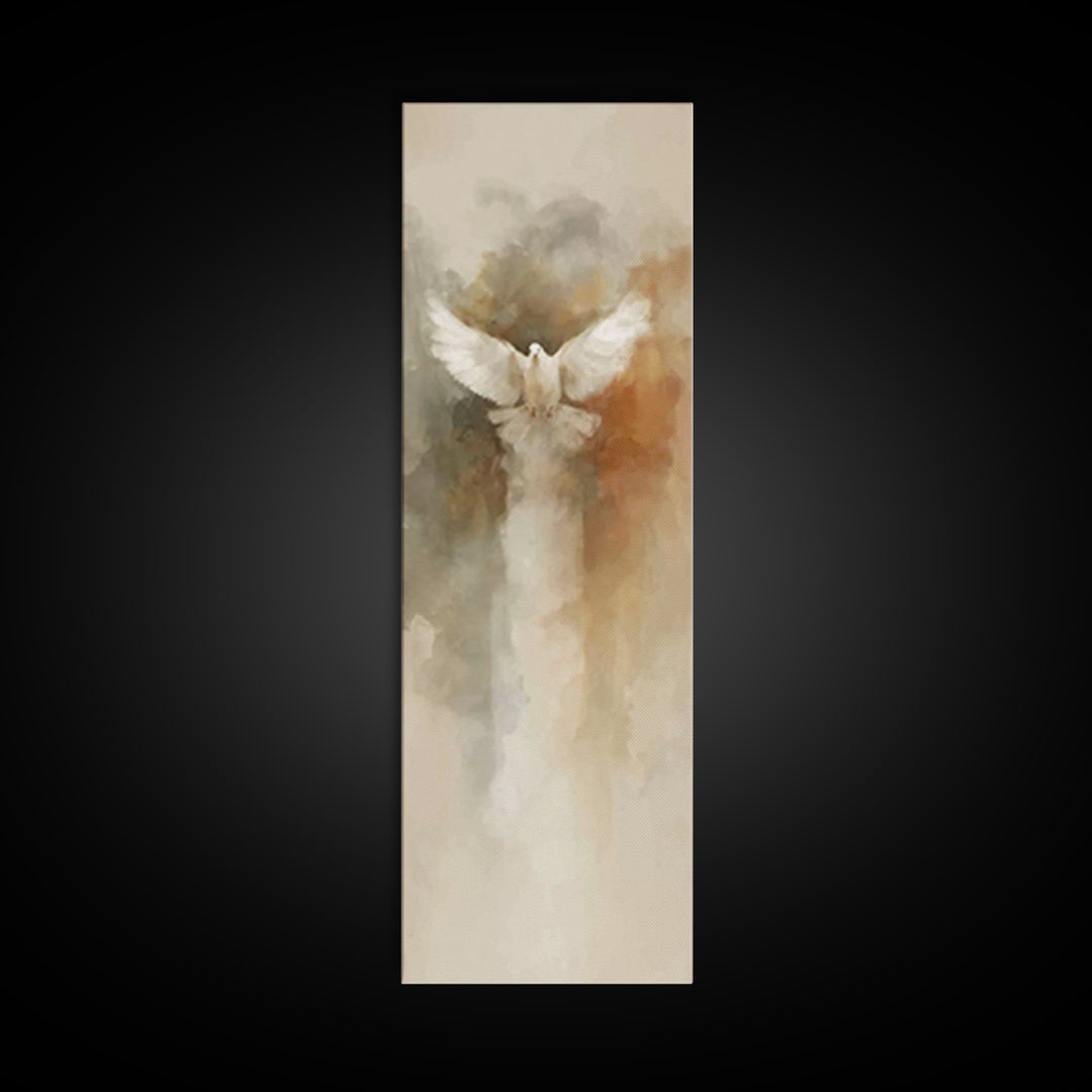 Spirit Of Glory – Framed Canvas Print – Christian Art Print – Christian Wall Art – Skinny Art – Christian Christmas Art – Christian Art Can