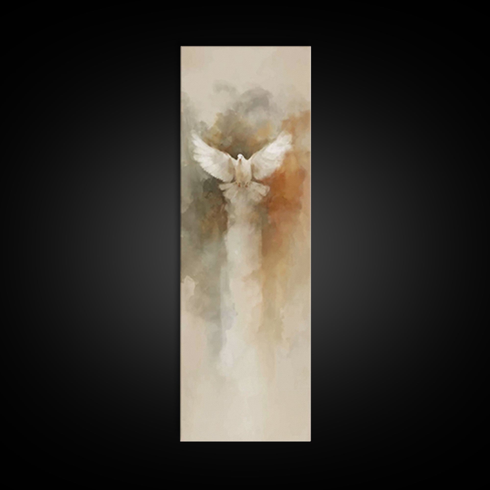 Spirit Of Glory – Framed Canvas Print – Christian Art Print – Christian Wall Art – Skinny Art – Christian Christmas Art – Christian Art Can