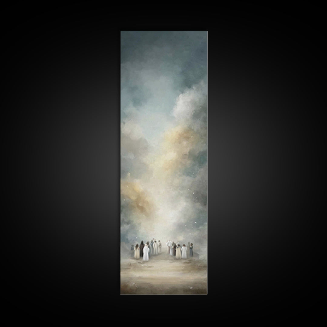 Rising Glory Vision – Framed Canvas Print – Skinny Art – Christian Art Canvas – Christian Art – Jesus Painting – Christian Wall Art – Chris