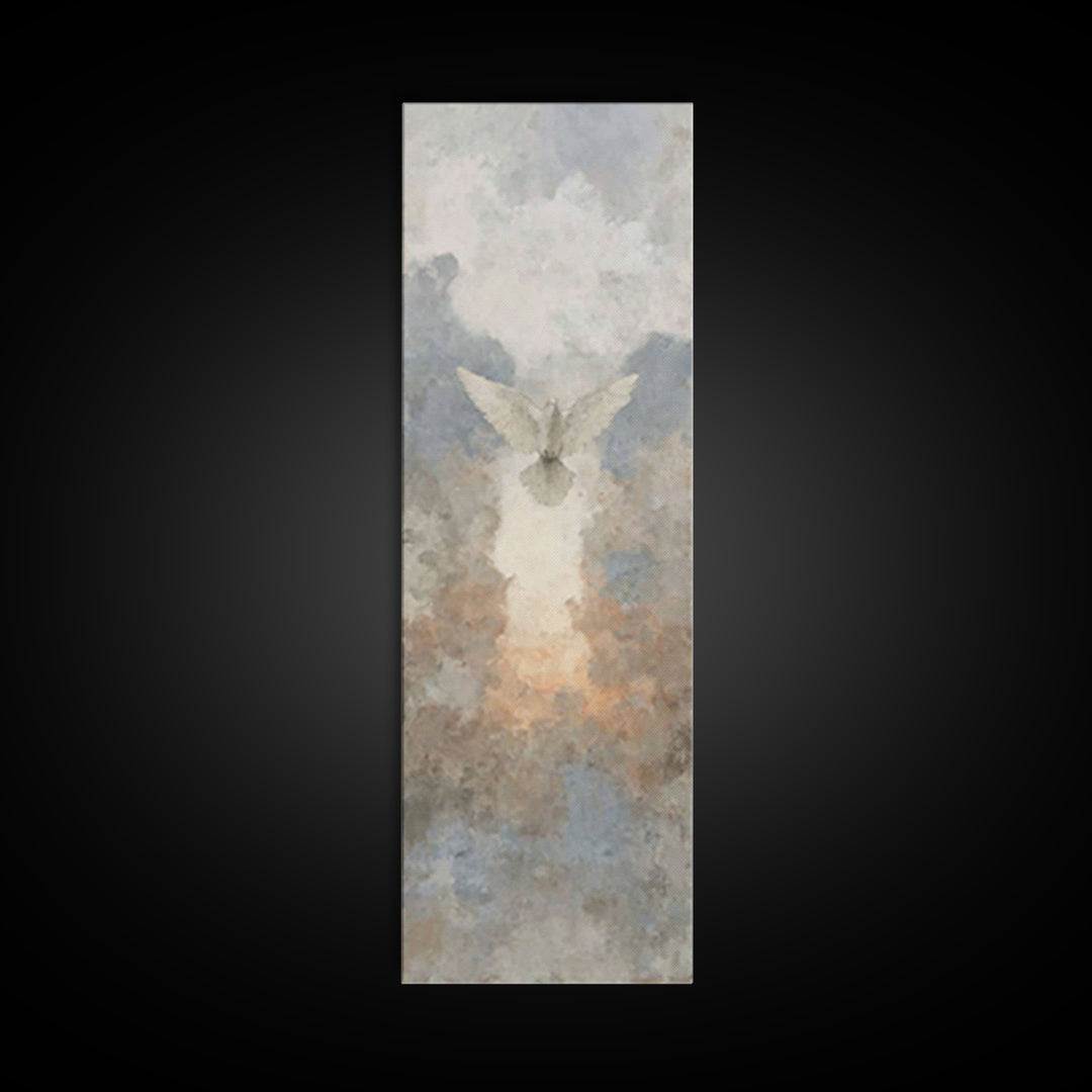 Ascending Grace | Framed Canvas Print | Christian Art Canvas | Jesus Painting | Christian Wall Art | Christmas Art | Christian Decor | Art