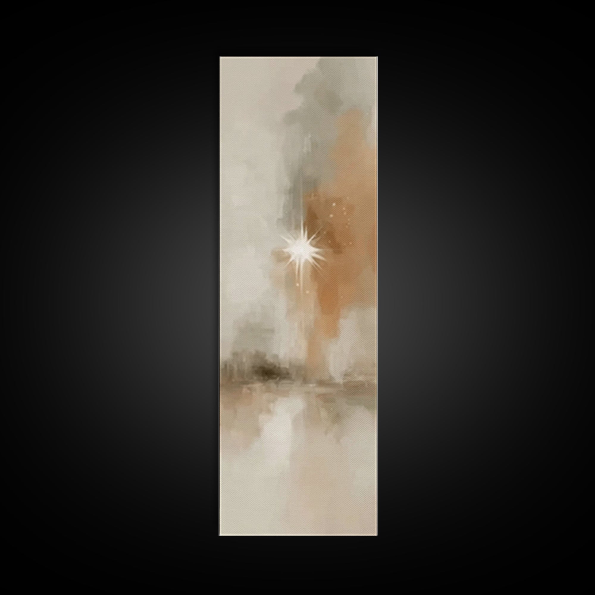 Redeemer Of Hope – Framed Canvas Print – Tall Narrow Wall Art – Christian Art – Jesus Painting – Christian Art Canvas – Christian Wall Art