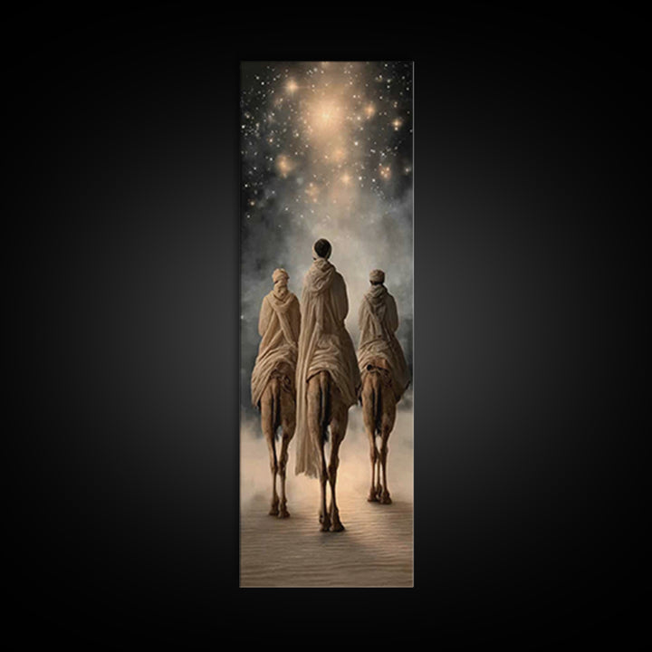The Holy Ascent – Framed Canvas Print – Skinny Art – Christian Wall Art – Christian Christmas Art – Christian Painting – Christmas Art – Ch