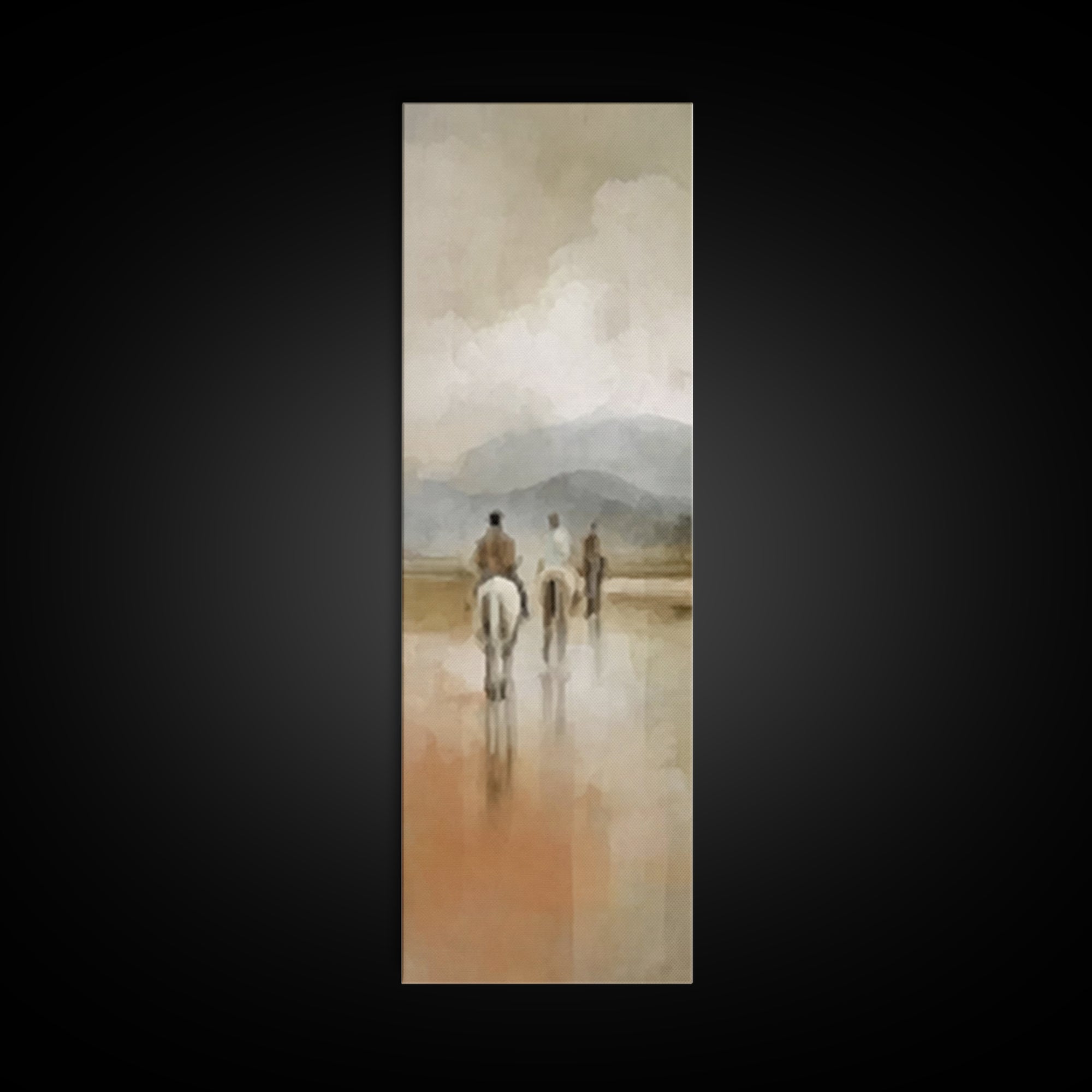 The Dawn of Wonder – Framed Canvas Print – Narrow Art – Christian Wall Art – Christian Art Canvas – Christian Christmas Art – Christmas Art