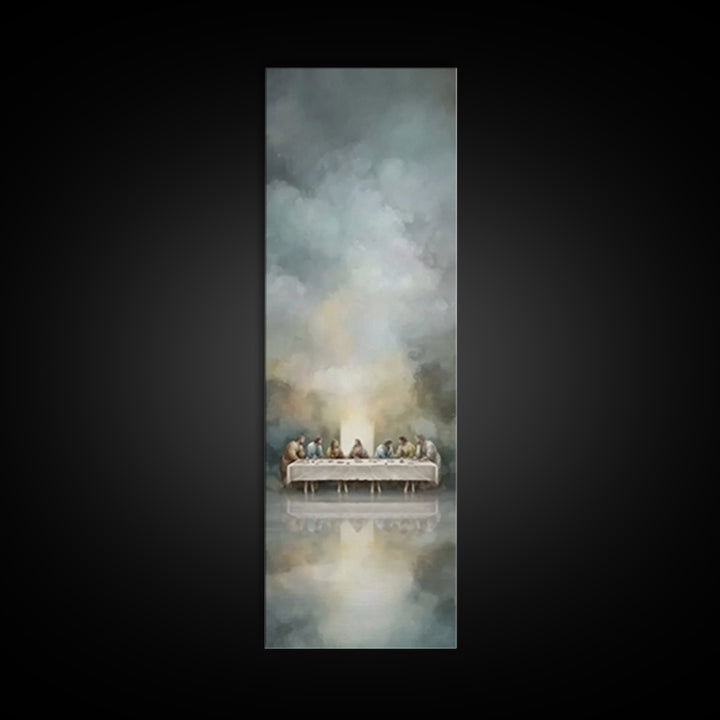 Spirit On High – Framed Canvas Print – Christian Wall Art – Narrow Art – Minimalist Christian Art – Christian Art Canvas – Modern Christian