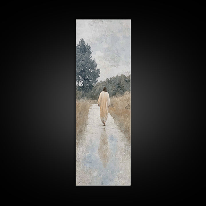 Journey Of Grace – Framed Canvas Print – Narrow Art – Christian Art Canvas – Christian Wall Art – Subtle Christian Art – Christmas Art