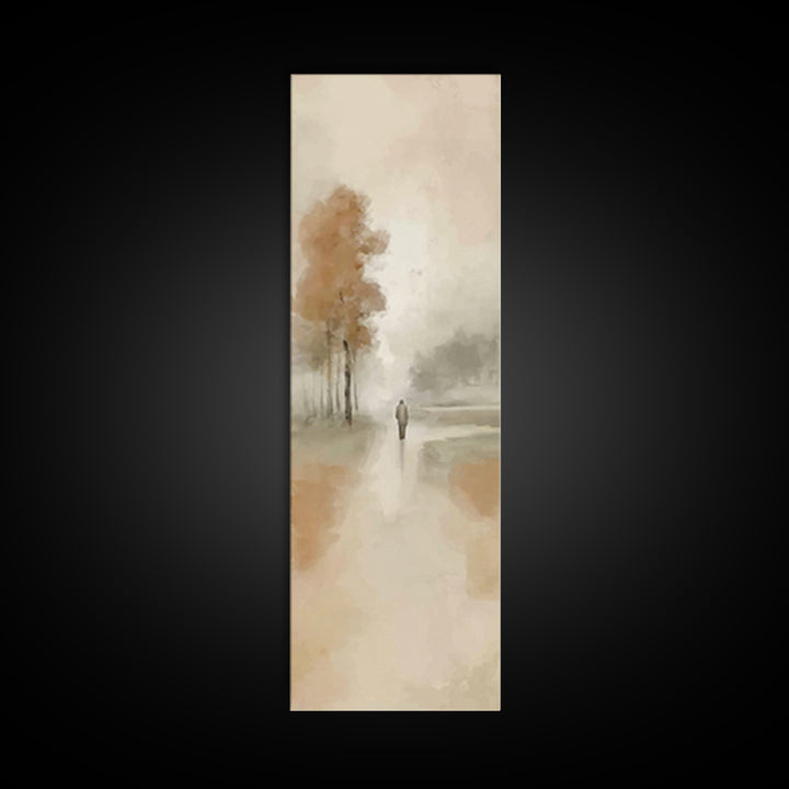 Pathway Of Grace | Framed Canvas Print | Christian Art Canvas | Jesus Painting | Skinny Art | Christian Wall Art | Christian Christmas Art