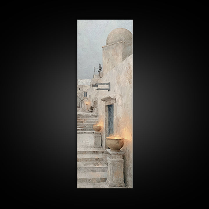 Sacred Steps – Framed Canvas Print – Narrow Art – Christian Art Canvas – Modern Christian Art – Christian Wall Art – Christian Decor