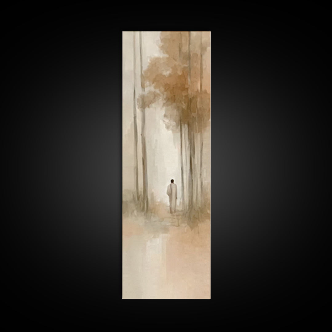 Forest Of Blessing – Framed Canvas Print – Skinny Art – Christian Art Canvas – Jesus Painting – Christian Wall Art – Subtle Christian Art