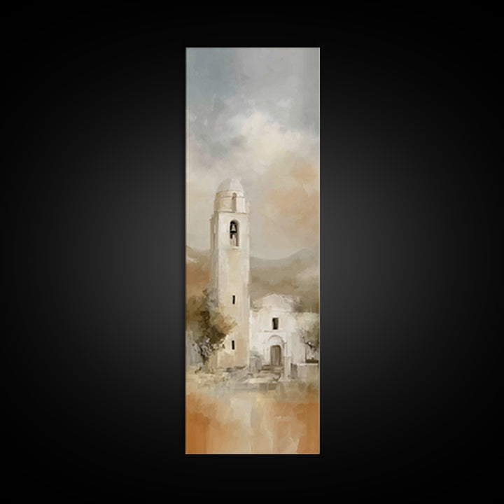 Evening Bells – Framed Canvas Print – Skinny Art – Christian Christmas Art – Christian Wall Art – Christian Art Canvas – Christmas Wall Art