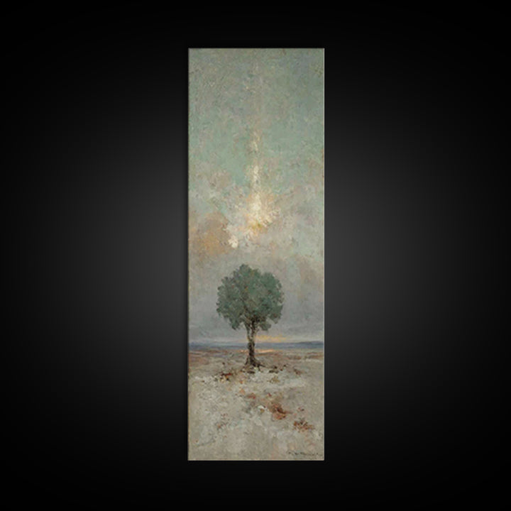 Tree Of Mercy – Framed Canvas Print – Christian Wall Art – Skinny Art – Christian Art Canvas – Christian Decoration – Christmas Art