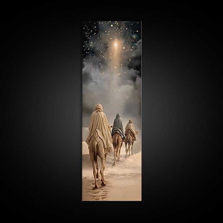 Hope of the Manger – Framed Canvas Print – Skinny Art – Christian Art Canvas – Christian Wall Art – Christmas Art – Christian Christmas – C