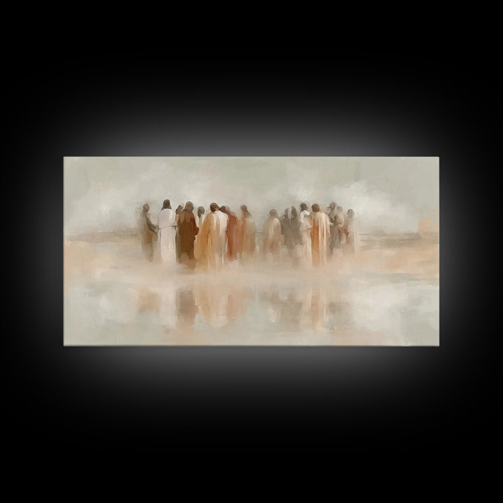 Circle Of Grace – Framed Canvas Print – Christian Art – Christian Wall Art – Jesus Art – Christian Canvas – Christian Gifts