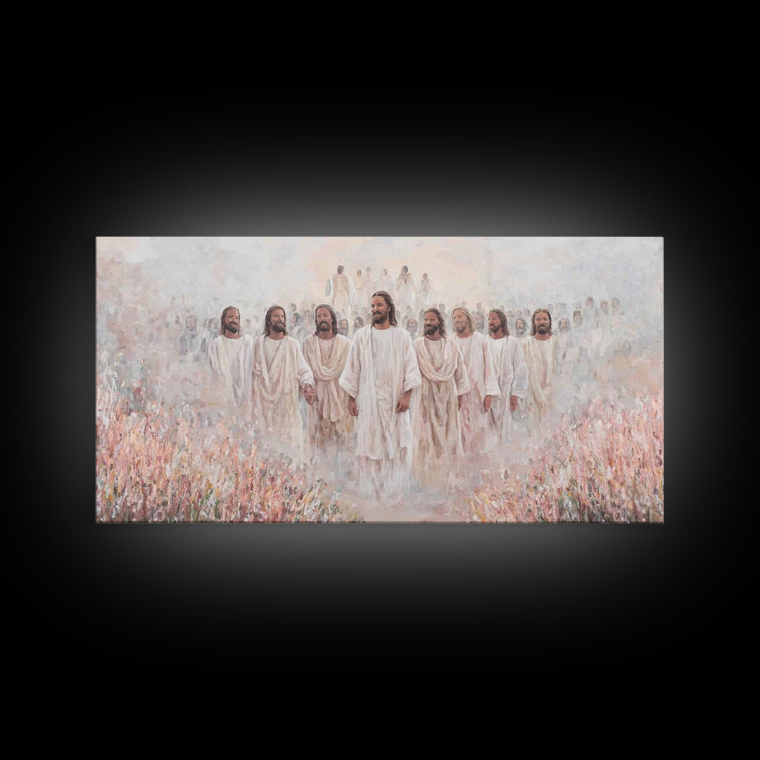 Eternal Walk – Framed Canvas Print – Christian Art – Christian Canvas – Jesus Painting – Christian Art Print – Christian Wall Art