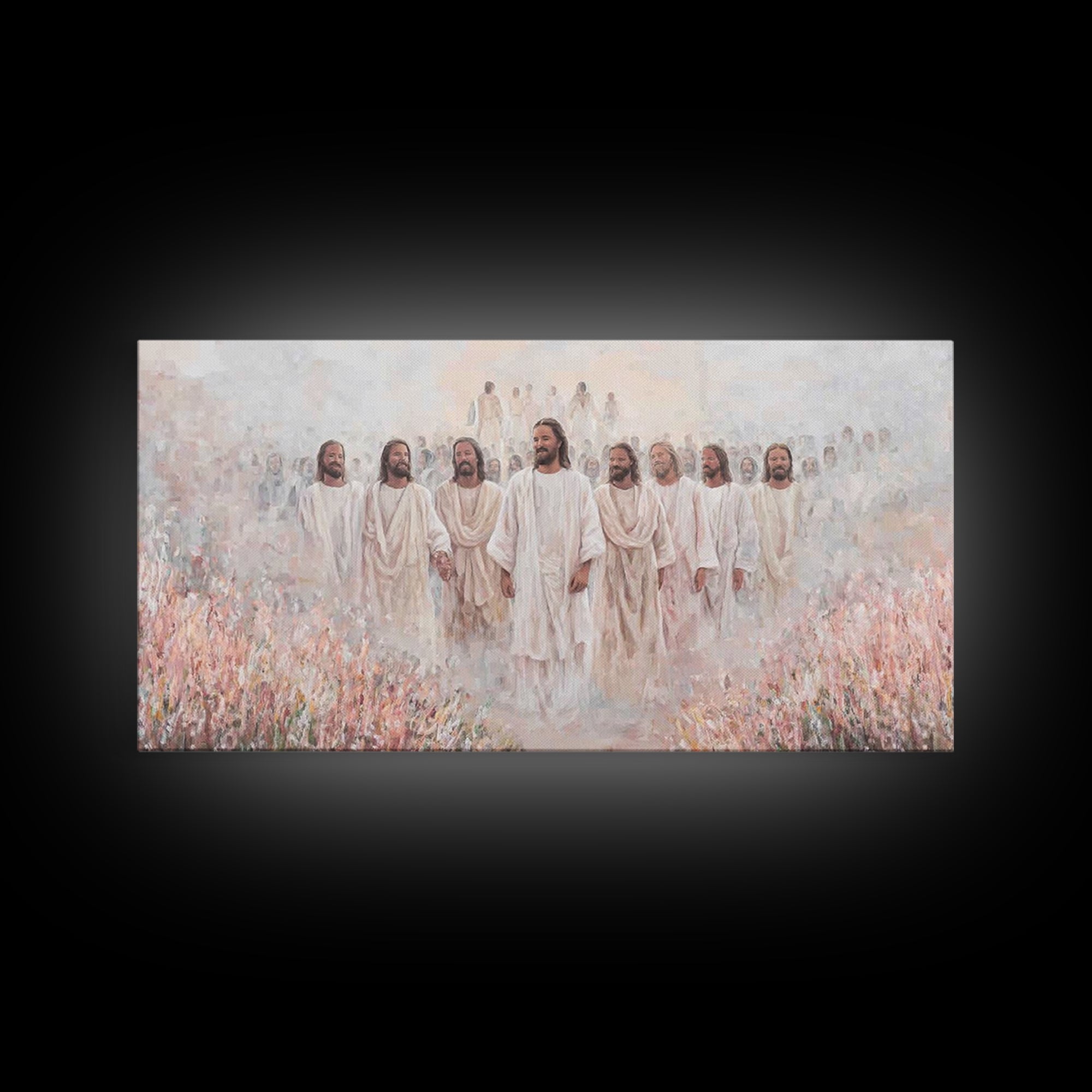 Eternal Walk – Framed Canvas Print – Christian Art – Christian Canvas – Jesus Painting – Christian Art Print – Christian Wall Art
