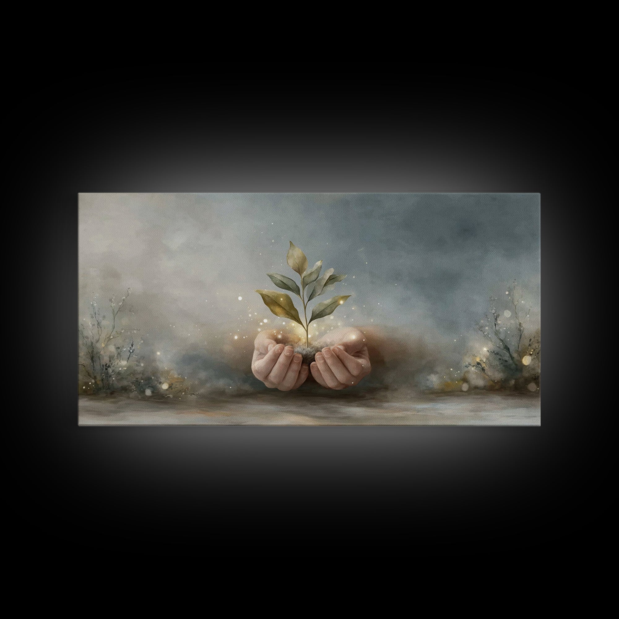 Seed of Promise | Framed Canvas Print | Christian Wall Art | Christian Art | Jesus Painting | Christian Art Canvas | Christian Gift Ideas