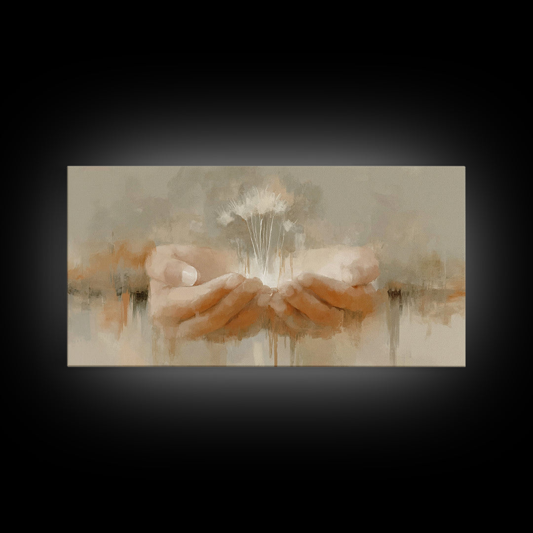 Sacred Offering, Framed Canvas Print, Christian Art, Jesus Painting, Christian Wall Art, Christian Art Canvas, Christian Art Gift