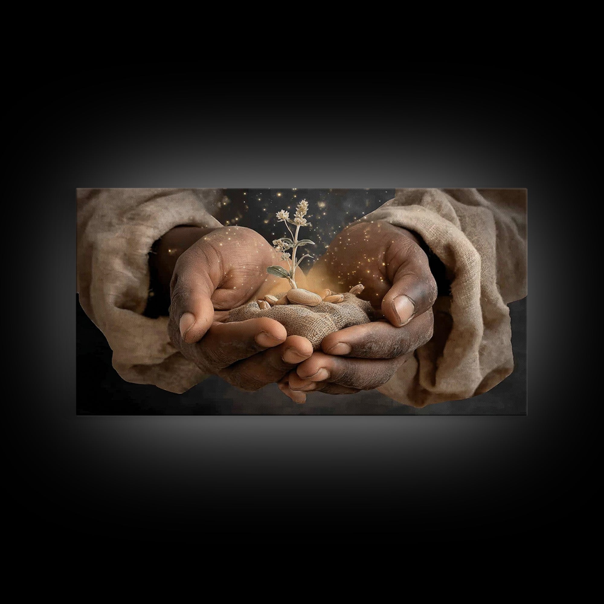 Promise of New Life | Framed Canvas Print | Christian Art Canvas | Christian Gift | Christian Wall Art | Christian Art | Jesus Painting