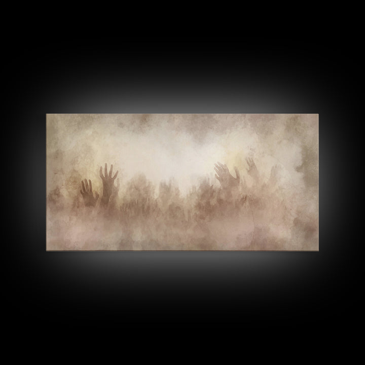 Clouds Of Glory – Framed Canvas Print – Christian Wall Art – Abstract Christian Art – Christian Art Canvas – Christmas Art Prints