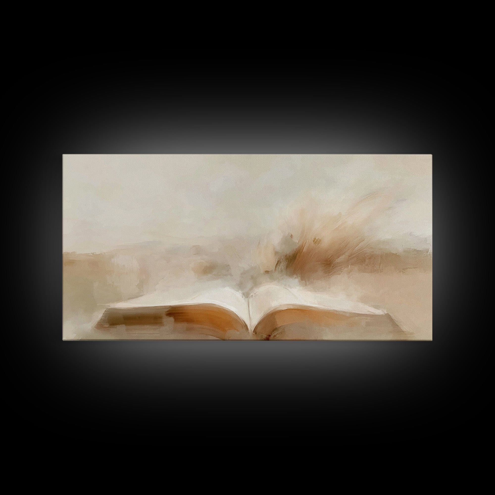 Scripture Light | Framed Canvas Print | Christian Wall Art | Christian Art Canvas | Jesus Painting | Christian Art Gift | Modern Christian