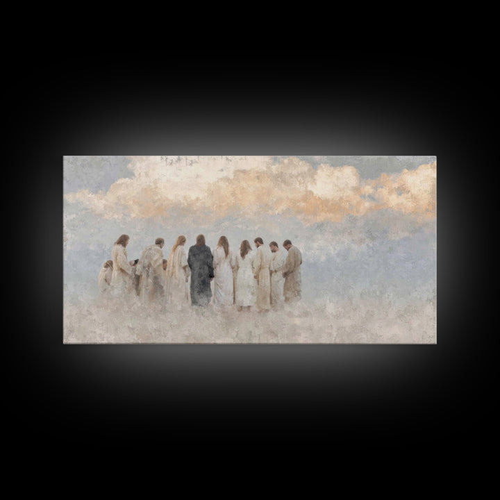 Path Of Revelation – Framed Canvas Print – Christian Art Painting – Christian Decor – Jesus Wall Art – Large Christian Art – Christian Art