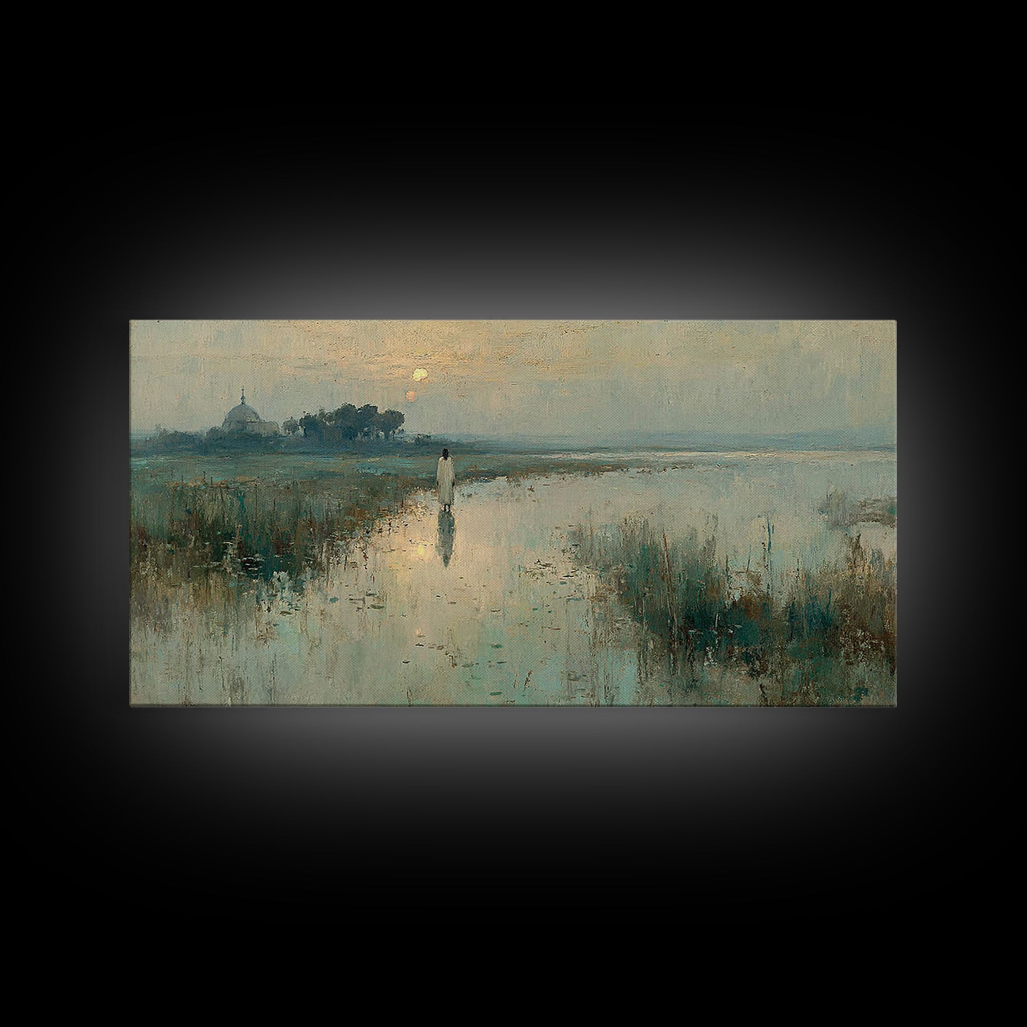 Morning Grace | Framed Canvas Print | Christian Wall Art | Jesus Painting Canvas | Christmas Art | Christian Gift Ideas | Faith Art