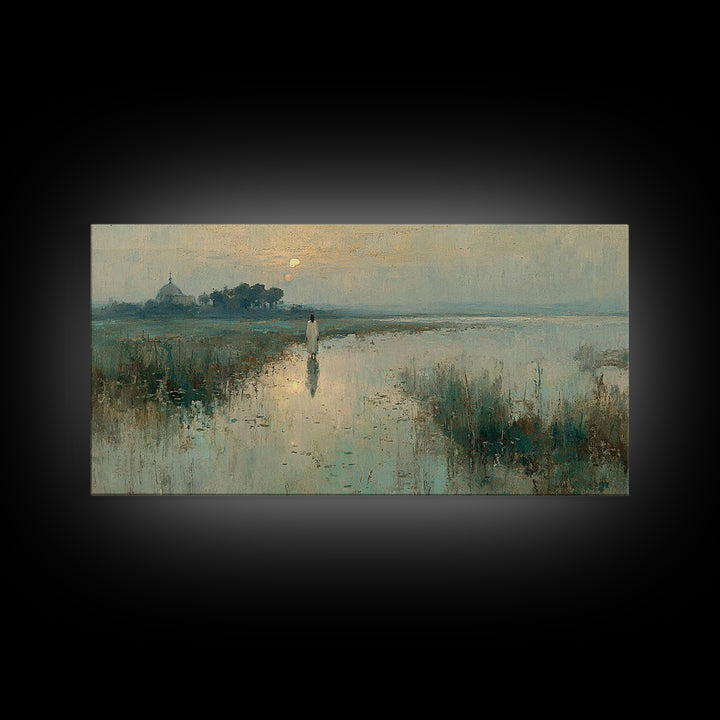 Morning Grace | Framed Canvas Print | Christian Wall Art | Jesus Painting Canvas | Christmas Art | Christian Gift Ideas | Faith Art