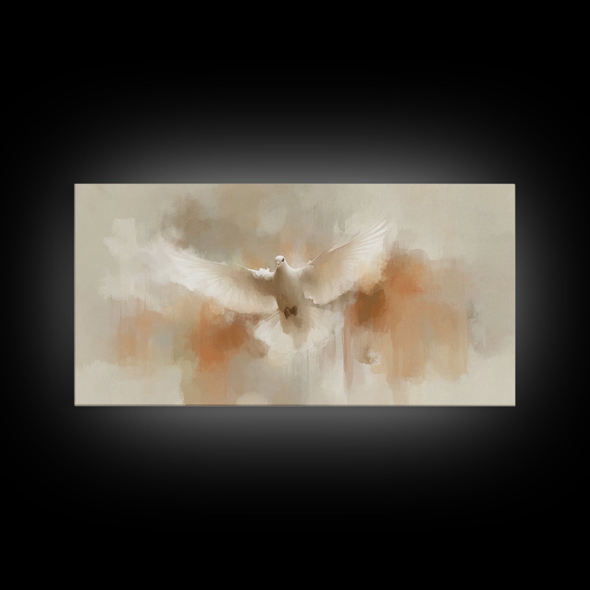 Eternal Refuge – Framed Canvas Print – Christian Wall Art – Christian Art Canvas – Christian Painting – Christmas Art – Christian Decor