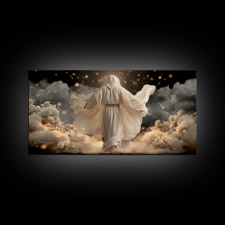 Circle Of Grace – Framed Canvas Print – Christian Art Painting – Christian Wall Art – Unique Christian Art – Jesus Wall Art – Christian Dec