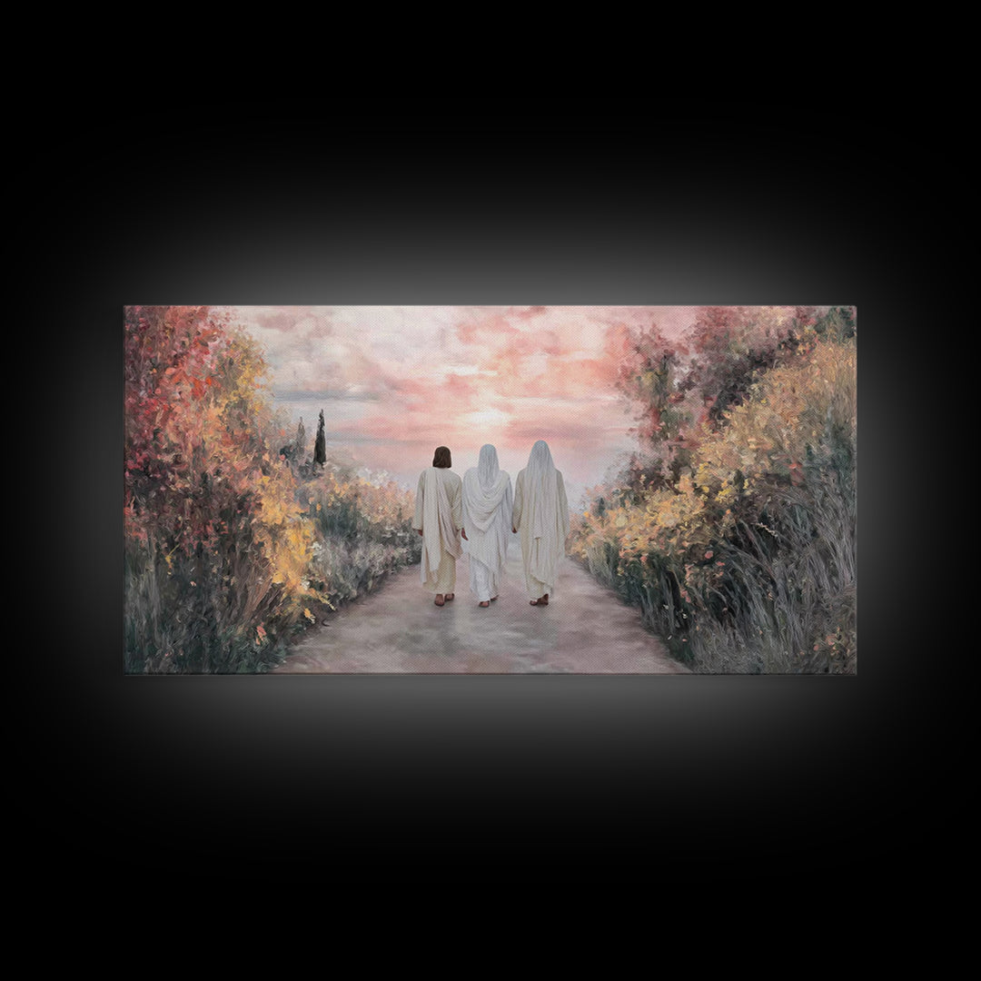Garden Of Dawn – Framed Canvas Print – Christian Art Canvas – Jesus Wall Art – Christian Art Print – Christian Decor – Christian Gift Ideas