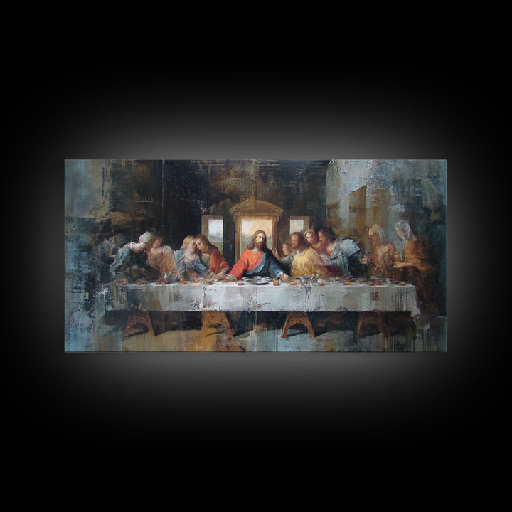 Dawn Fellowship – Framed Canvas Print – Christian Wall Art – Christmas Art – Christian Art Print – Christian Art Canvas – Christian Christm
