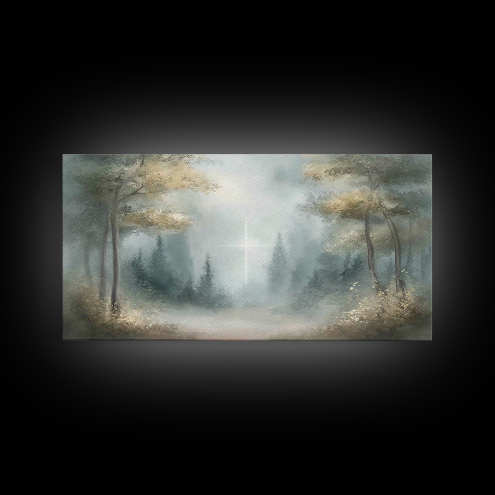 Light Of Hope – Framed Canvas Print – Christian Art Canvas – Jesus Painting – Christmas Wall Art – Christian Wall Art – Christian Gift