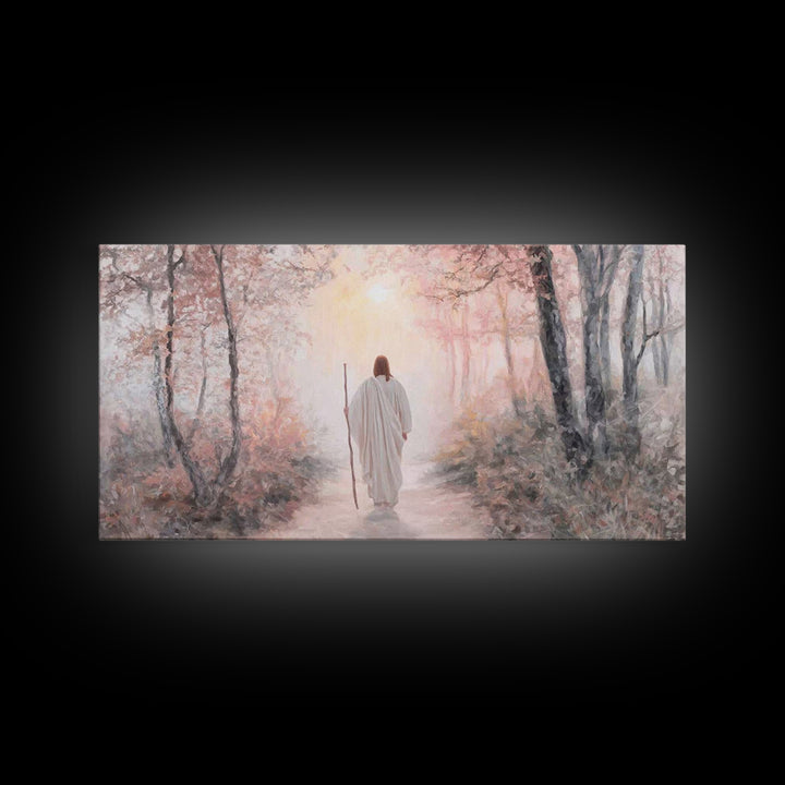 Path Of Mercy – Framed Canvas Print – Christian Wall Art – Christian Art Canvas – Jesus Painting