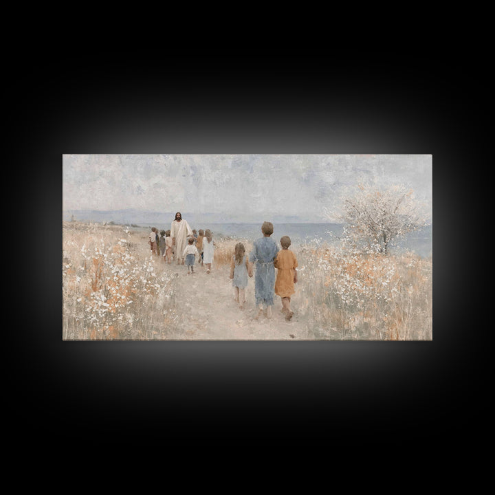Springtime Hope – Framed Canvas Print – Christian Wall Art – Christian Art Canvas – Jesus Painting – Christian Decor – Christian Gift – Chr
