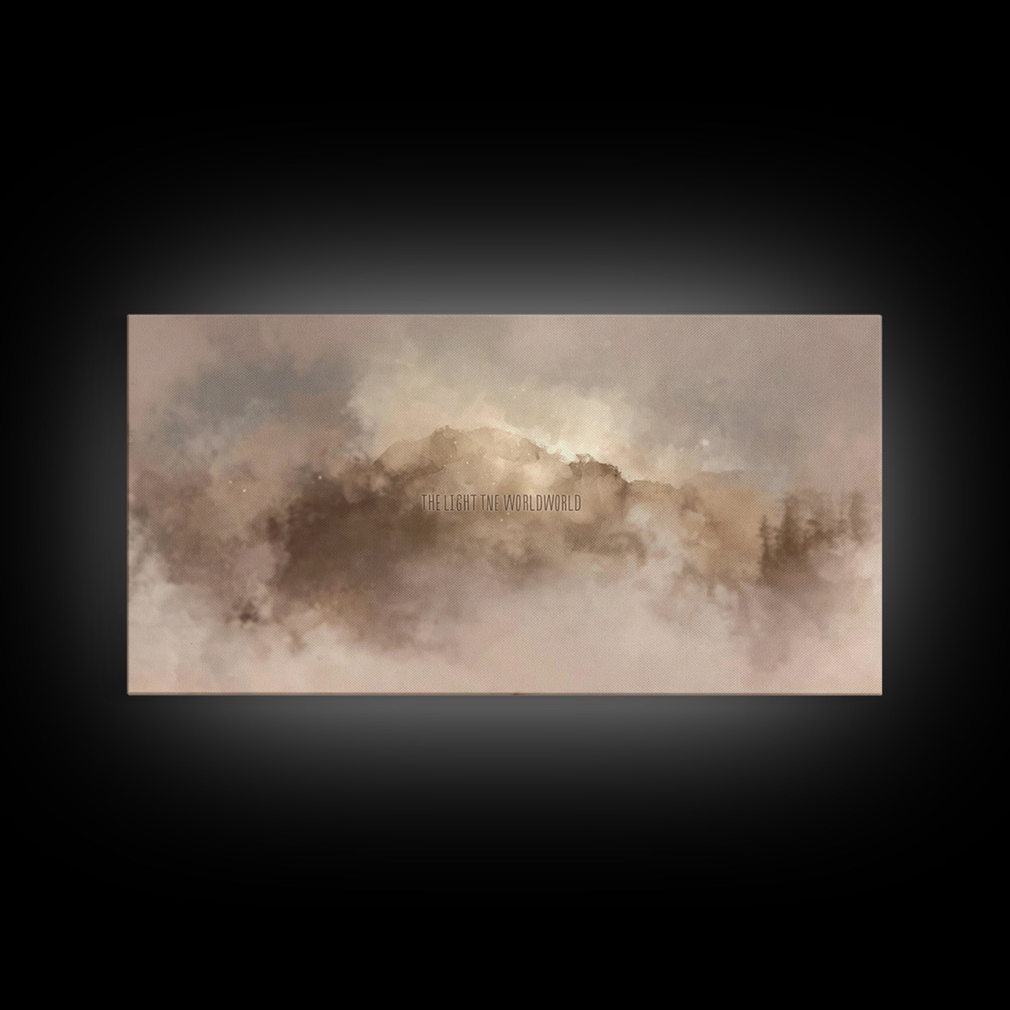 Dawn Of Glory | Framed Canvas Print | Christian Wall Art | Christian Art Print | Christmas Art | Moody Christian Art | Christian Christmas