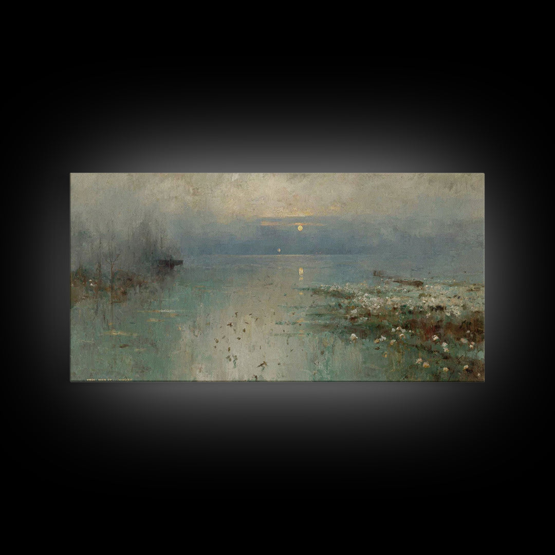 Sacred Horizon – Framed Canvas Print – Christian Wall Art – Christian Art Canvas – Subtle Christian Art – Christian Paintings – Christian G