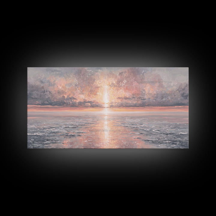 Eternal Light, Framed Canvas Print, Christian Wall Art, Christian Art Canvas, Christian Christmas Art, Christian Art Work, Christian Gift,