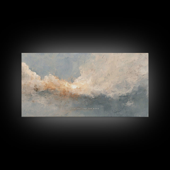 Heavenly Promise – Framed Canvas Print – Christian Wall Art – Christian Art Print – Christian Art Canvas – Christmas Wall Art – Christian G
