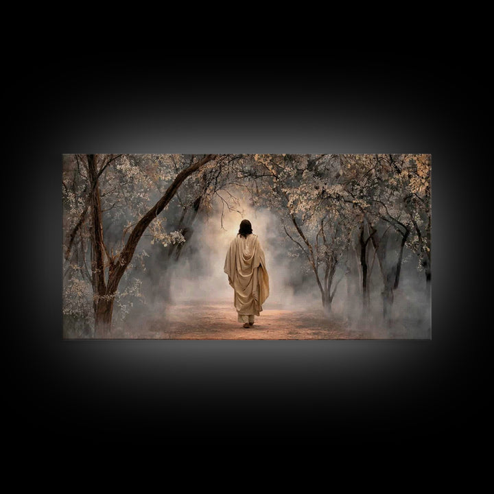 Blessed Journey | Framed Canvas Print | Christian Art Canvas | Christian Decor | Jesus Painting | Christian Gift Ideas