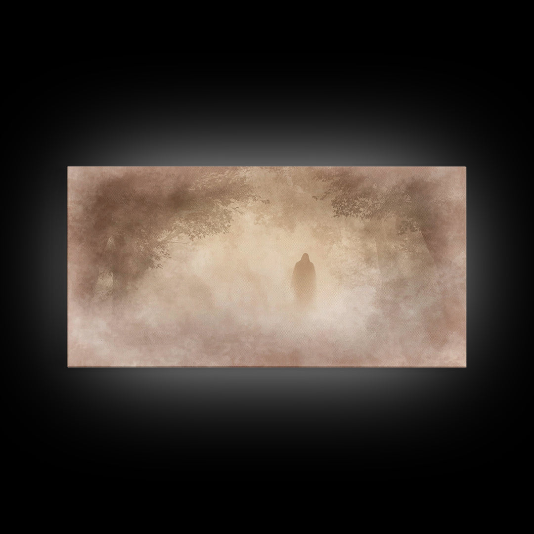 Dawn Of Hope – Framed Canvas Print – Christian Wall Art – Moody Christian Art – Christian Art Canvas – Jesus Painting – Christmas Art Print