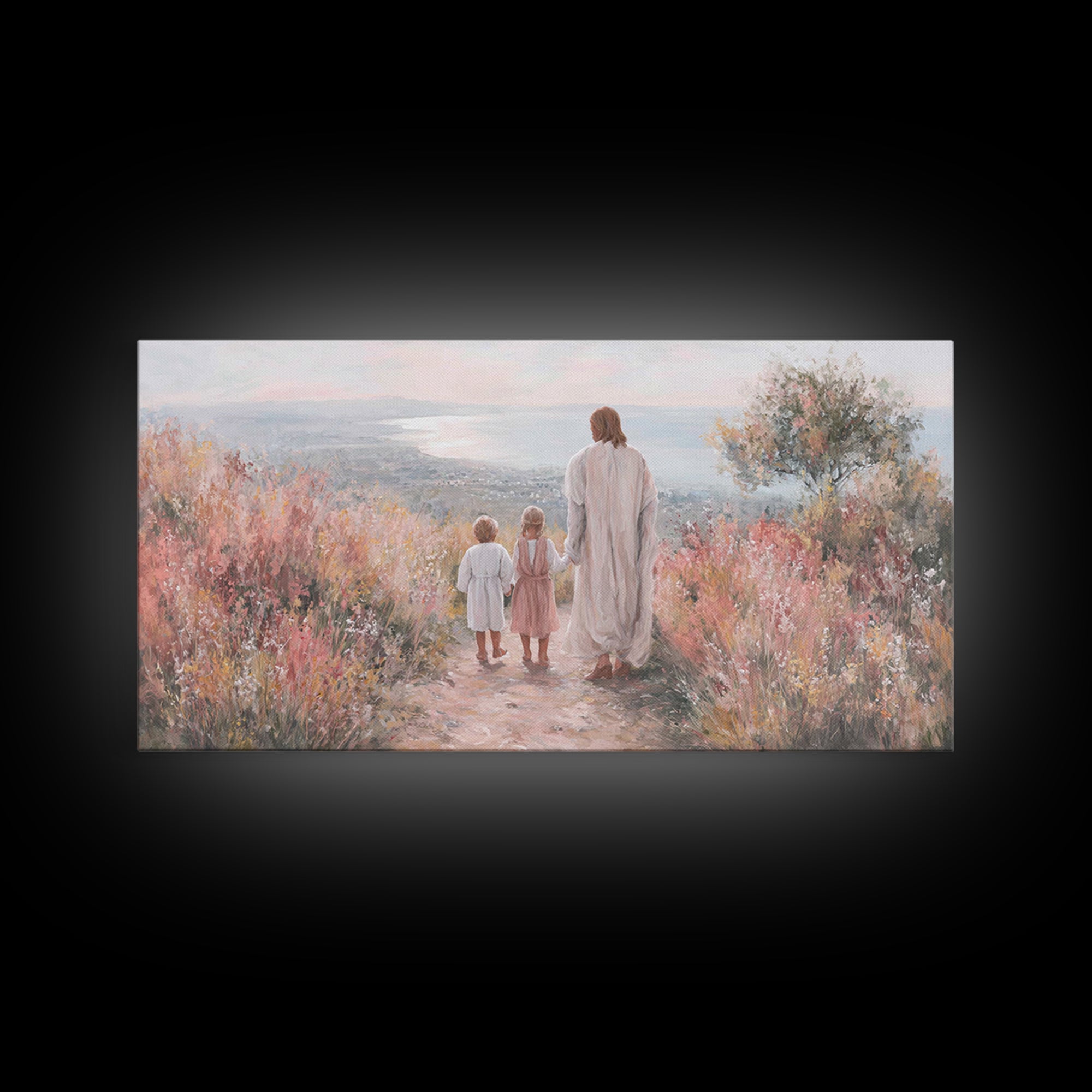 Morning Of Hope – Framed Canvas Print – Christian Art Canvas – Christian Art – Christian Wall Art – Jesus Painting – Christian Gift Ideas