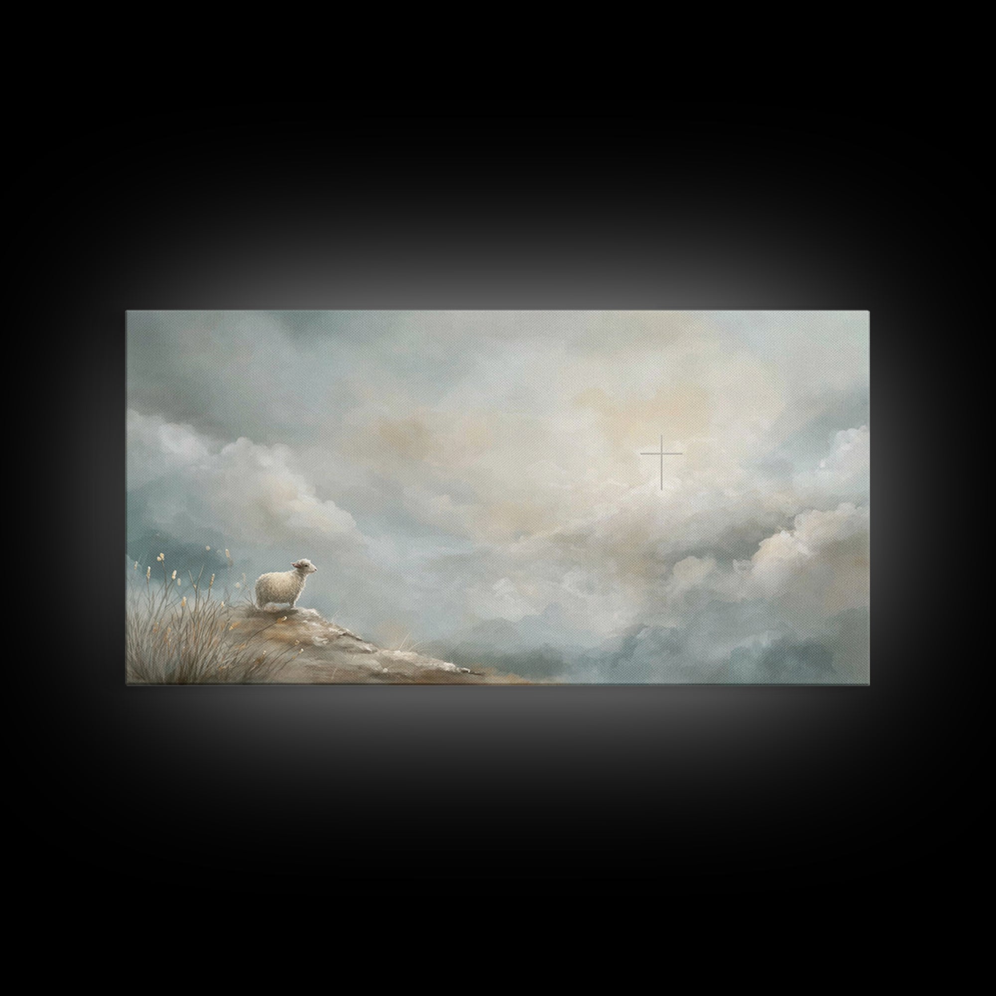 Dawn Of Redemption | Framed Canvas Print | Christian Art Canvas | Christian Wall Art | Christian Art | Christian Paintings | Christian Deco