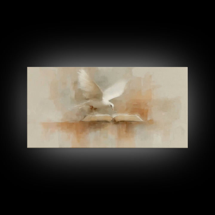 Graceful Promise, Framed Canvas Print, Christian Wall Art, Christian Art Canvas, Subtle Christian Art, Christian Decor, Modern Christian Pa
