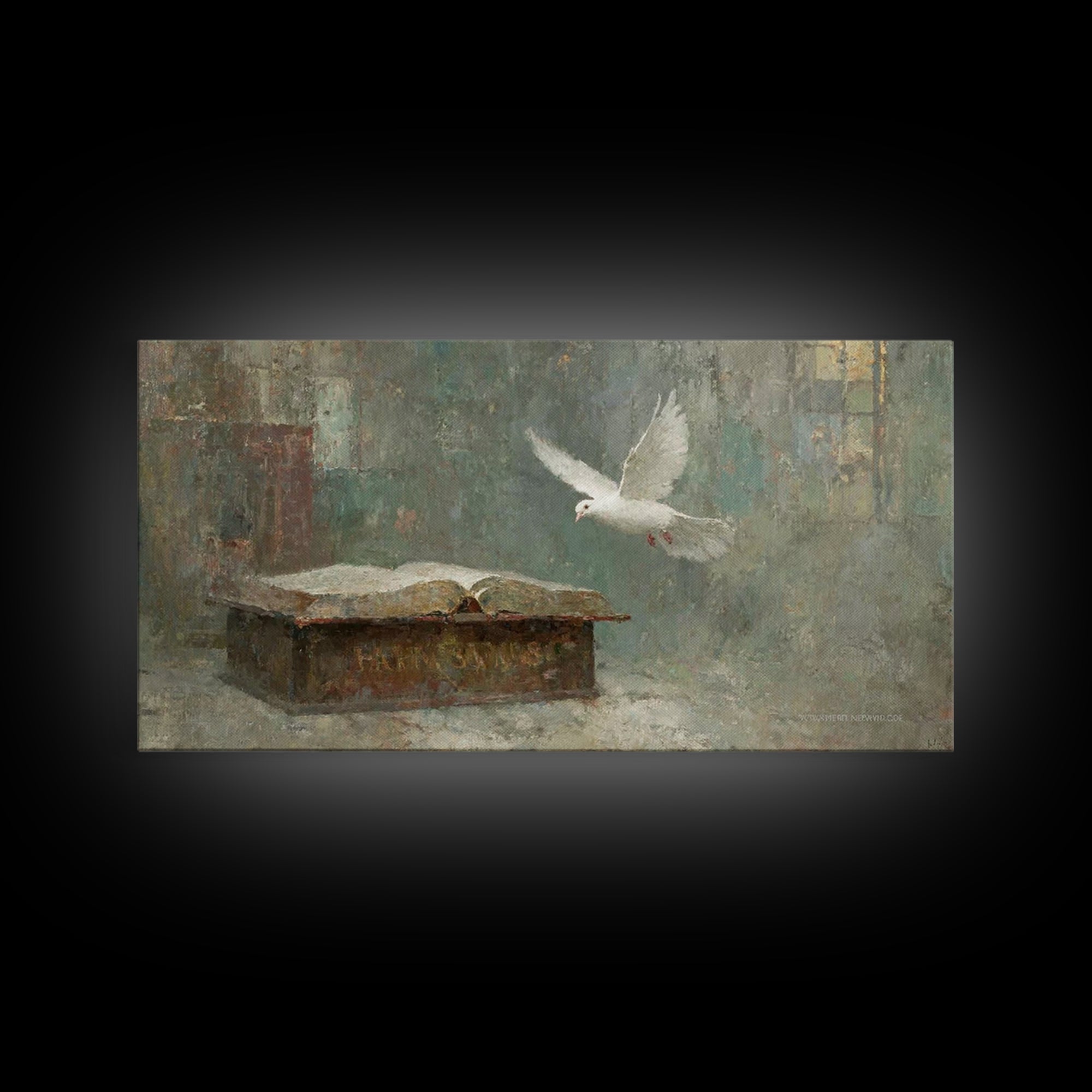 Morning Mercy – Framed Canvas Print – Christian Wall Art – Christian Art Canvas – Christmas Art – Christian Christmas Decor – Moody Christm