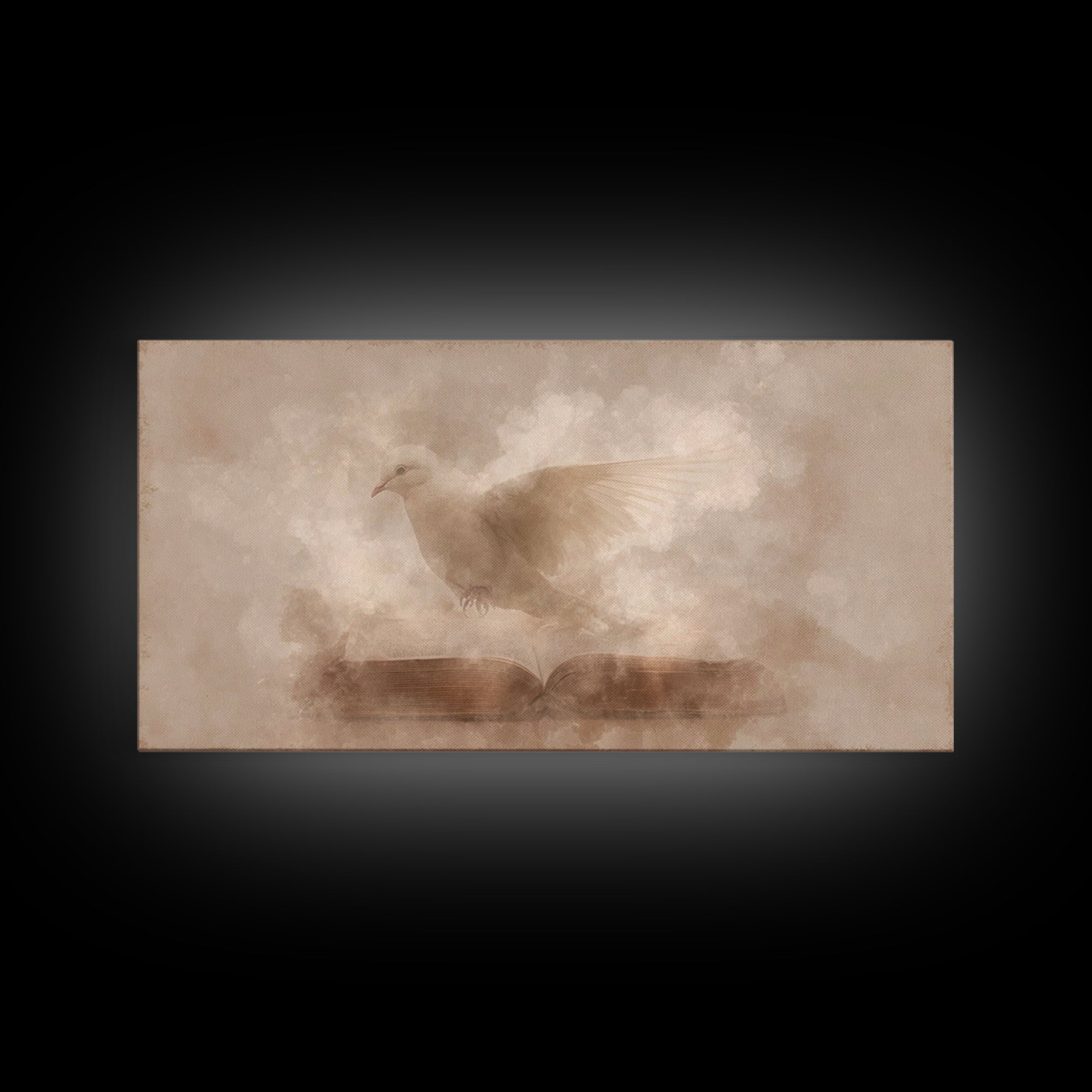 Winter Grace | Framed Canvas Print | Christian Wall Art | Christian Art Canvas | Christian Decoration | Subtle Christian Art | Christian Gi