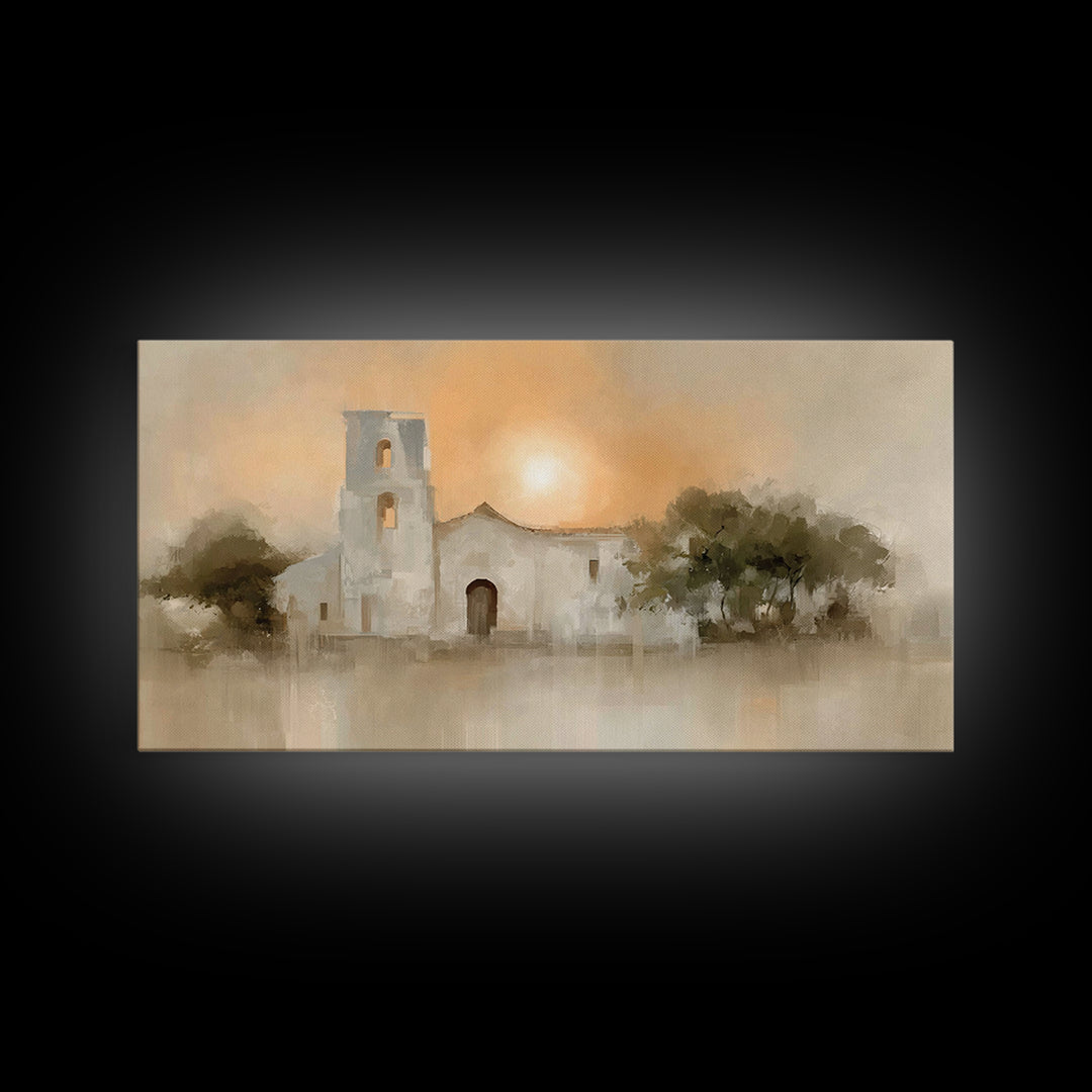 Sacred Mission – Framed Canvas Print – Christian Art Canvas – Christian Wall Art – Minimalist Christian Art – Christian Decor – Christmas A