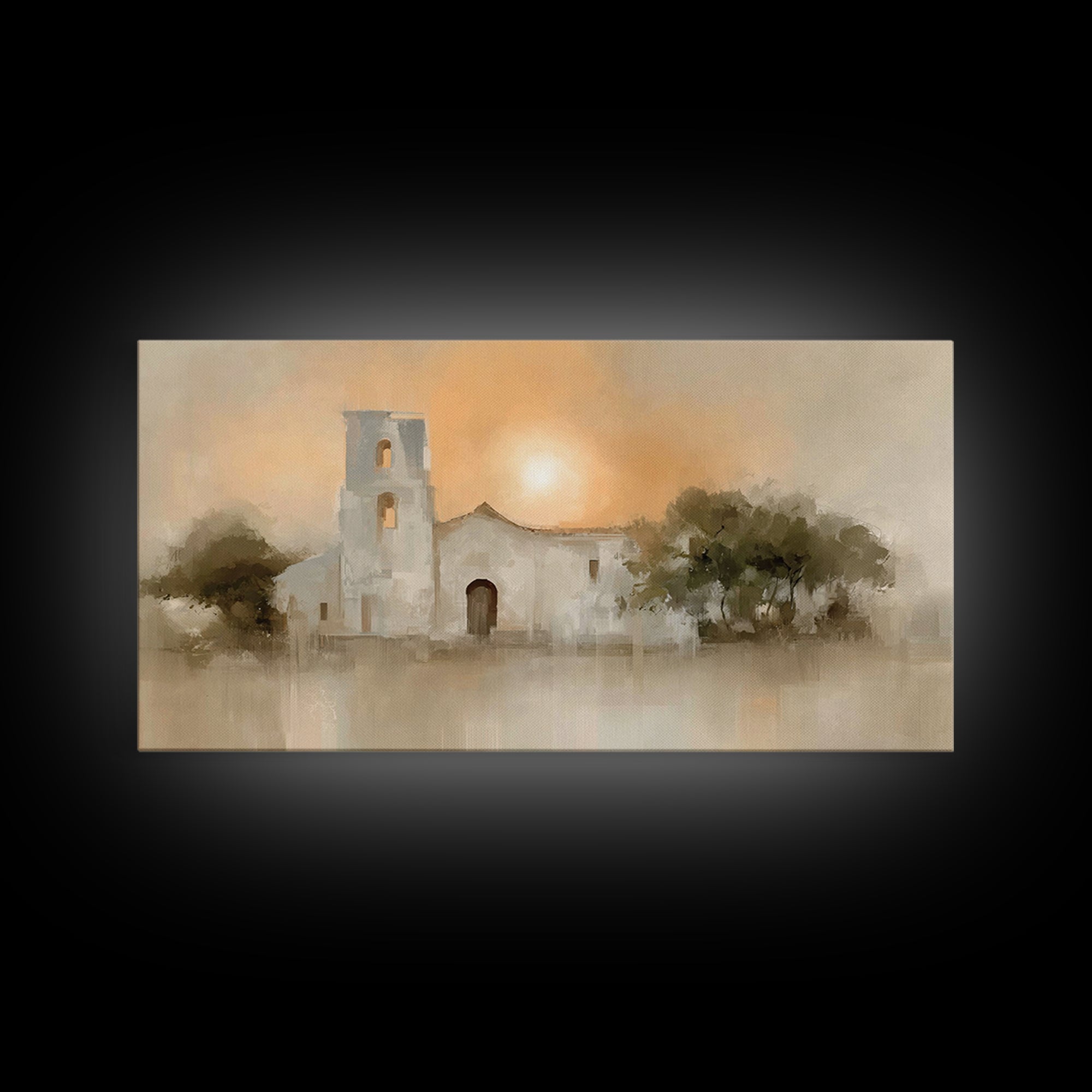 Sacred Mission – Framed Canvas Print – Christian Art Canvas – Christian Wall Art – Minimalist Christian Art – Christian Decor – Christmas A