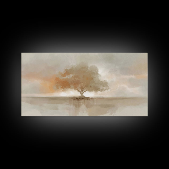 Autumn Refuge – Framed Canvas Print – Christian Art Print – Christian Wall Art – Vintage Christian Art – Christian Art Canvas – Christian G