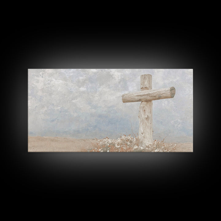 Fields Of Grace – Framed Canvas Print – Christian Art Canvas – Christian Wall Art – Christian Christmas Art – Christian Art Print