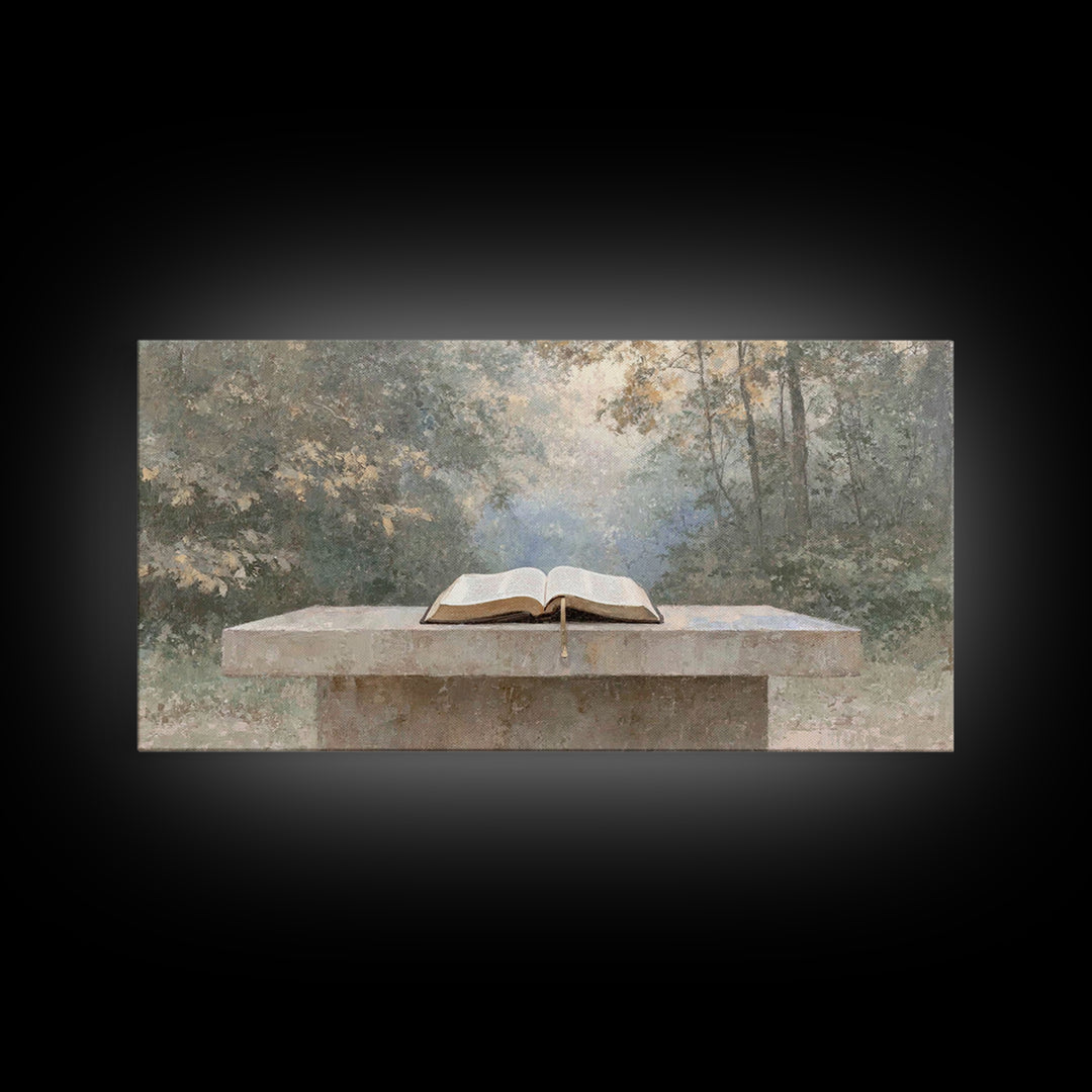 Garden of Grace - Framed Canvas Print - Christian Wall Art - Christian Art Canvas - Christian Painting - Large Christian Art - Christian Gi